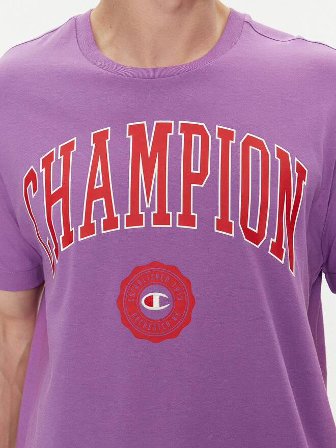 Champion Champion Marškinėliai 219852 Violetinė Comfort Fit