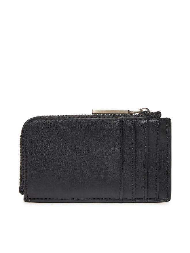 Calvin Klein Custodia per chiavi Calvin Klein Ck Woven Zip Around Cardholder K60K612954 Nero