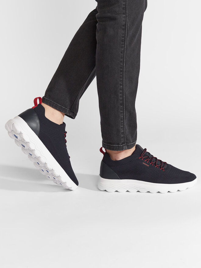 Geox Sneakersy Geox U Spherica A U15BYA 0006K C4064 Tmavomodrá