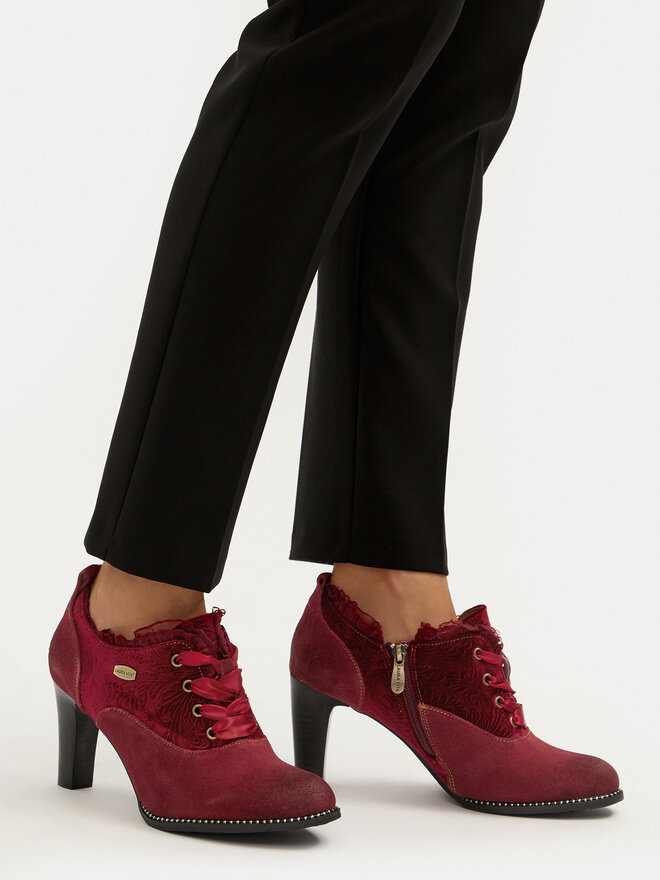 Laura Vita Zapatos hasta el tobillo Laura Vita Alcbaneo 244 Rojo
