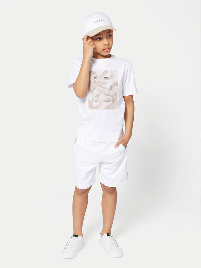 BOSS BOSS Camiseta J52036 D Blanco Regular Fit
