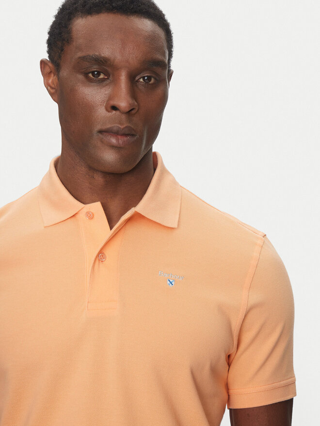 Barbour Barbour Pólóing Original Sports MML0358CO12 Narancssárga Tailored Fit