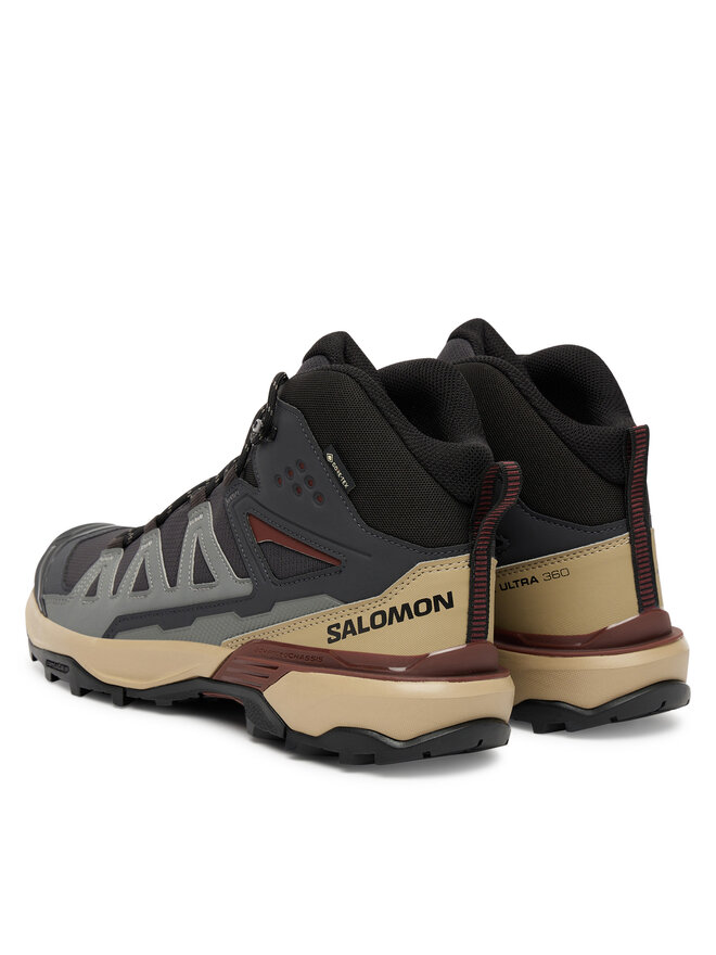 Salomon Trekkingschuhe Salomon X Ultra 360 Mid Gore-Tex L47743300 Grau