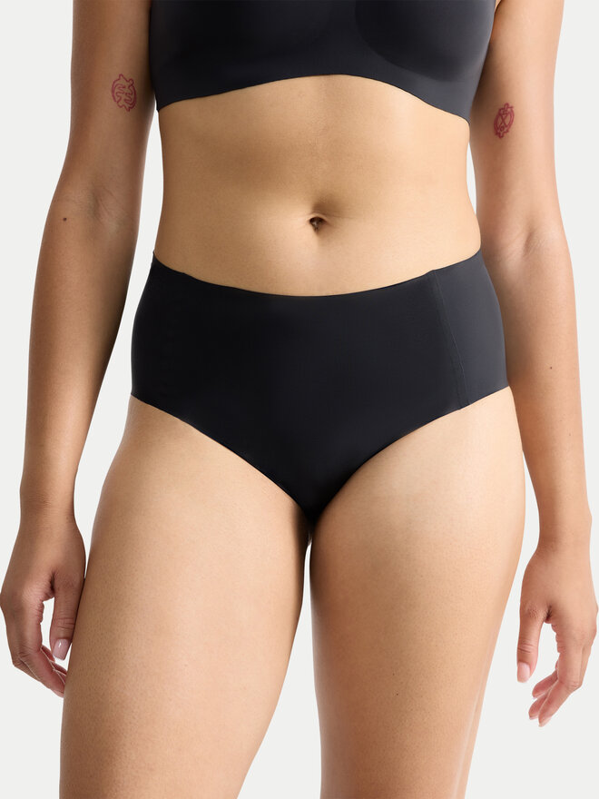 Sloggi Sloggi Klassischer Damenslip mit hoher Taille Zero Feel 10217759 Schwarz