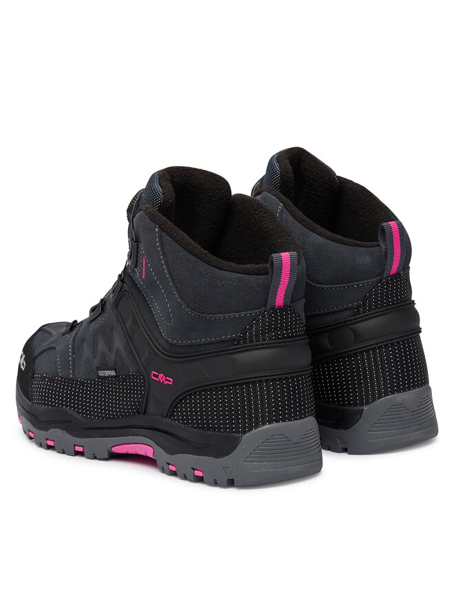 CMP Трекінгові черевики CMP Kiruna Mid FitGo Fleece Wp 3Q57894J Чорний