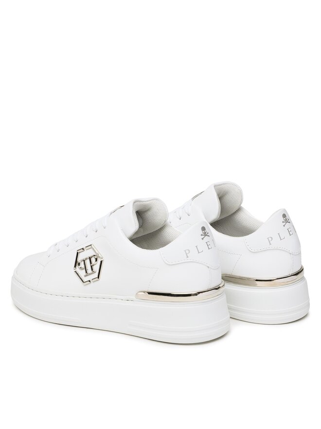 PHILIPP PLEIN Sneakers PHILIPP PLEIN Leather Lo-Top Sneaker FABS USC0379 PLE075N Weiß