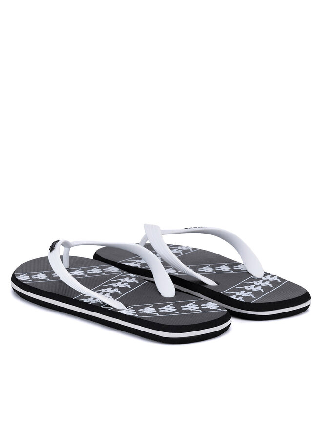 Kappa Σαγιονάρες Kappa 371D2SW Banda Selyn - Black-White Έγχρωμο