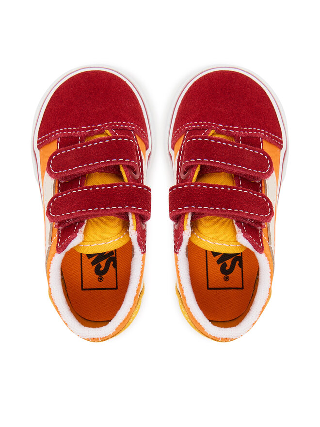 Vans Tenis superge Vans Old Skool V Retro VN000CTG4481 Oranžna