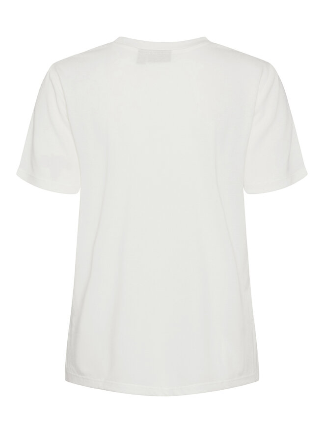 Pieces Pieces Camiseta Anora 17148789 Blanco Regular Fit