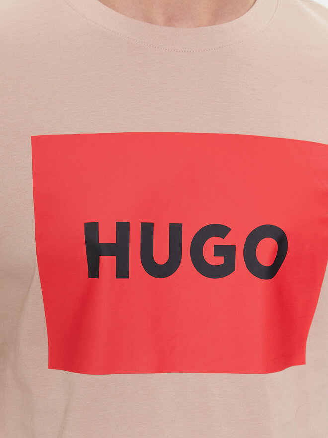 HUGO HUGO Camiseta Dulive222 50467952 Beis Regular Fit