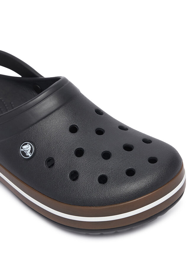 Crocs Pantoletten Crocs Crocband Gum Clog 212756 Schwarz