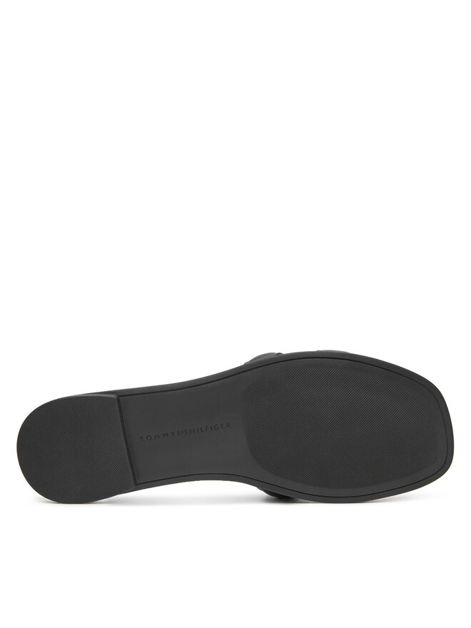 Tommy Hilfiger Šľapky Tommy Hilfiger Th Logo Strap Mule FW0FW08671 Čierna