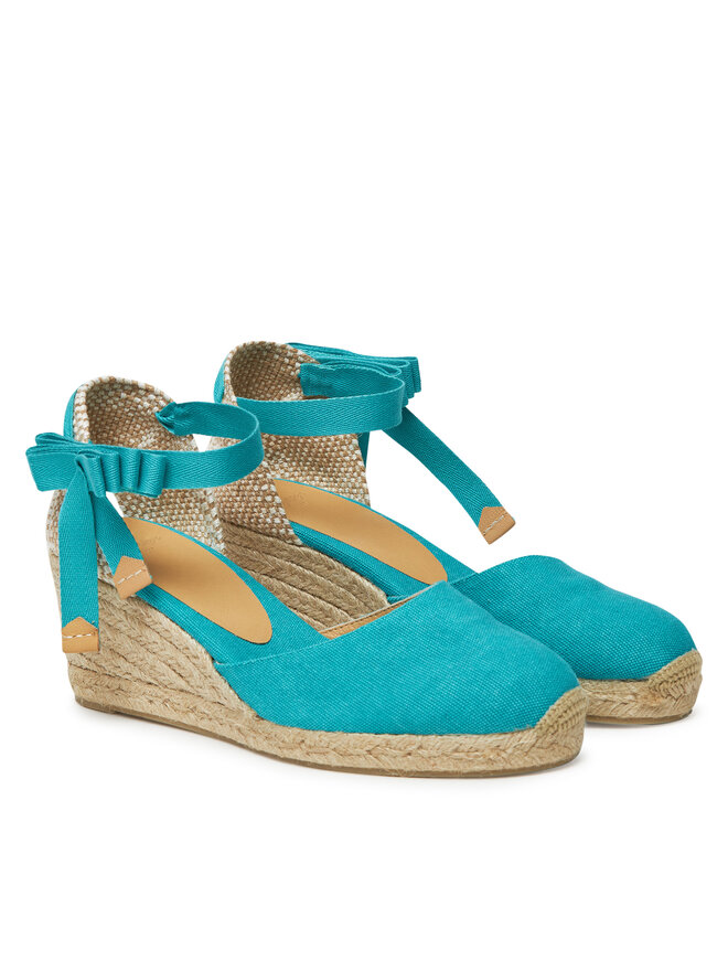 Castañer Espadrilky Castañer Carina/6/002 021644 Tyrkysová
