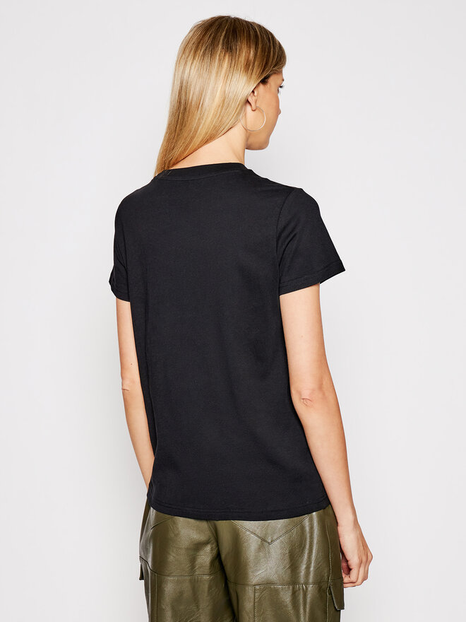 Lee Lee T-Shirt Logo Tee L42UER01 112109467 Μαύρο Regular Fit