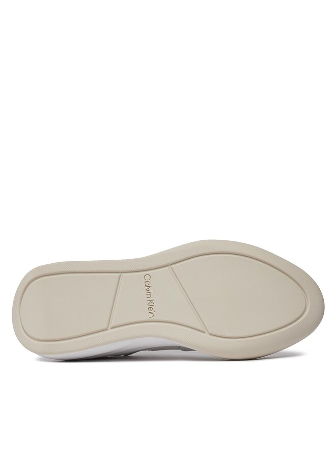 Calvin Klein Снікерcи Calvin Klein Cloud Wedge Lace Up-Pearlized HW0HW02040 Білий