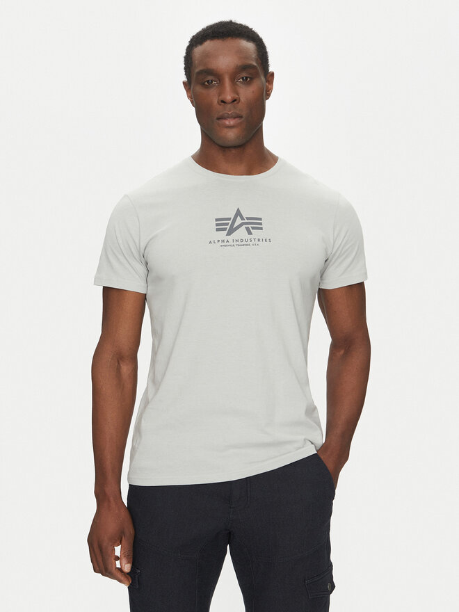 Alpha Industries Alpha Industries Camiseta Basic 118533 Gris Regular Fit