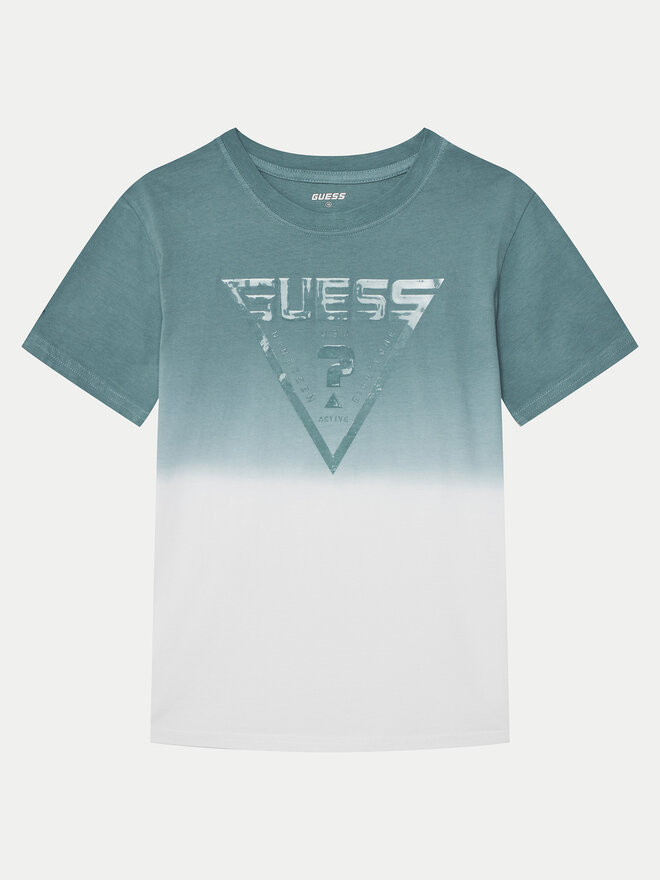 Guess Guess Marškinėliai L5GI27 I3Z14 Žalia Regular Fit