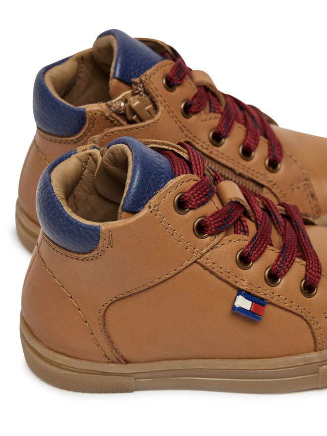 Tommy Hilfiger Μποτίνια Tommy Hilfiger T1X9-33623-0092 Καφέ