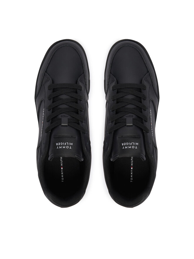 Tommy Hilfiger Sneakers Tommy Hilfiger Low Pro Cupsole Perf Leather FM0FM05944 Schwarz