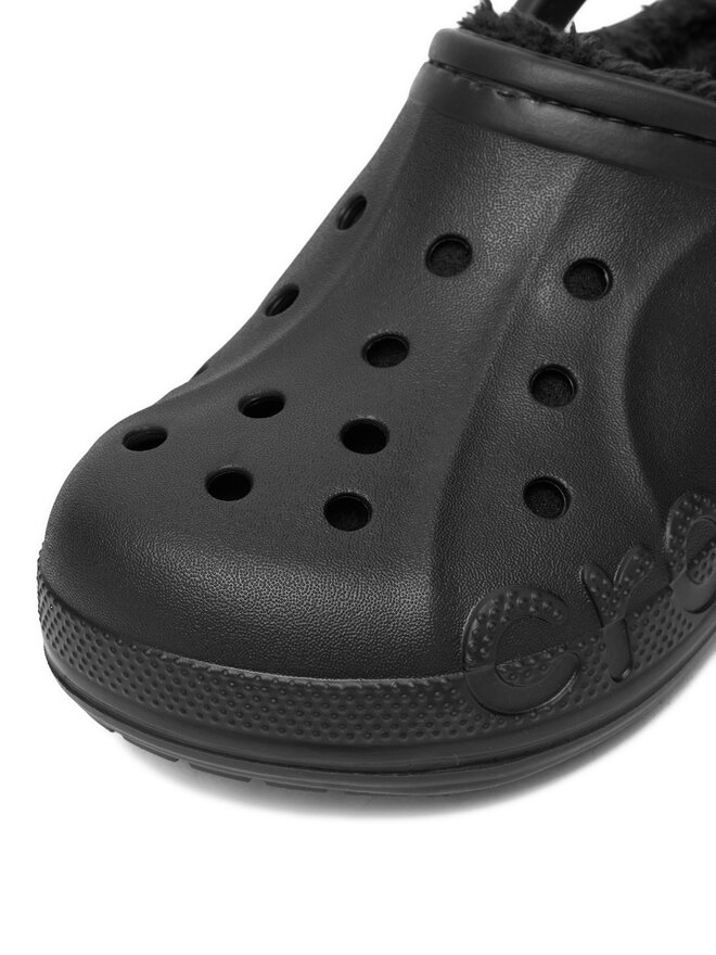 Crocs Pantoletten Crocs C-BAYA LINED CLOG 205969-060 W Schwarz