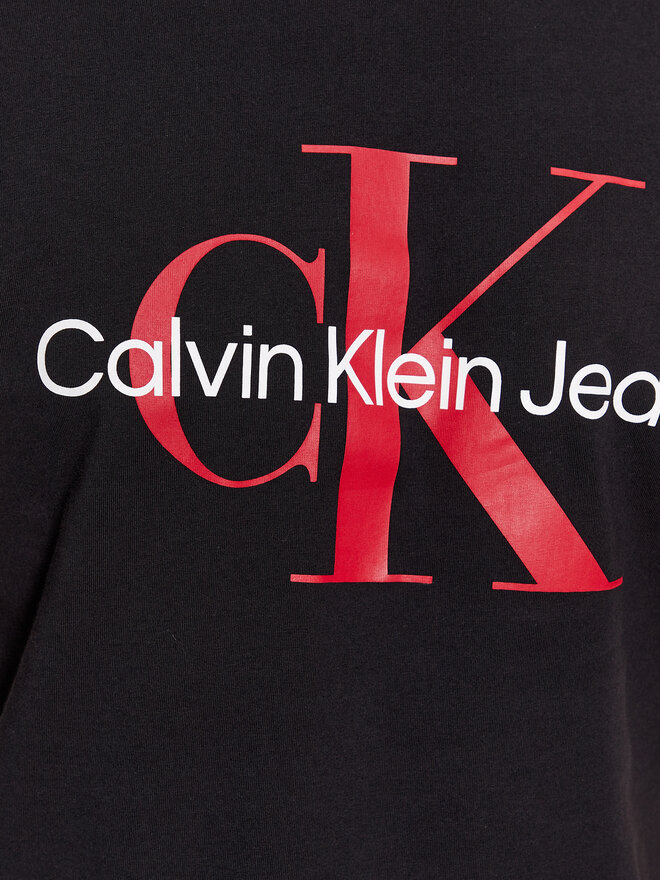 Calvin Klein Jeans Calvin Klein Jeans Póló J30J320935 Fekete Slim Fit