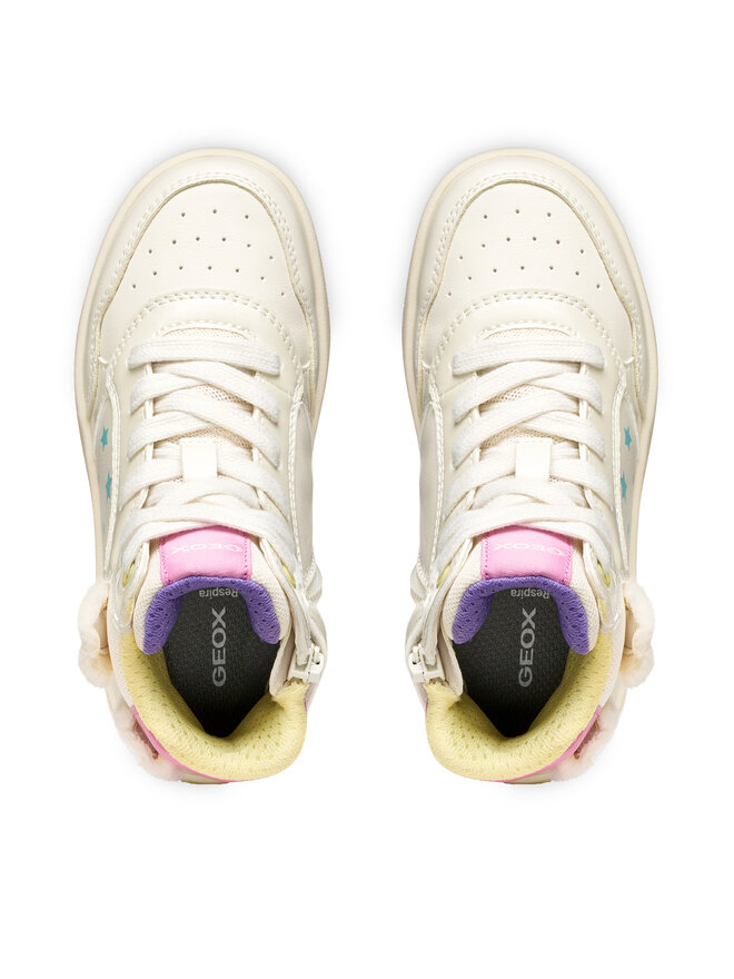 Geox Sneakersy Geox J Washiba J56HXE 0BCKN C1M0G D Bílá