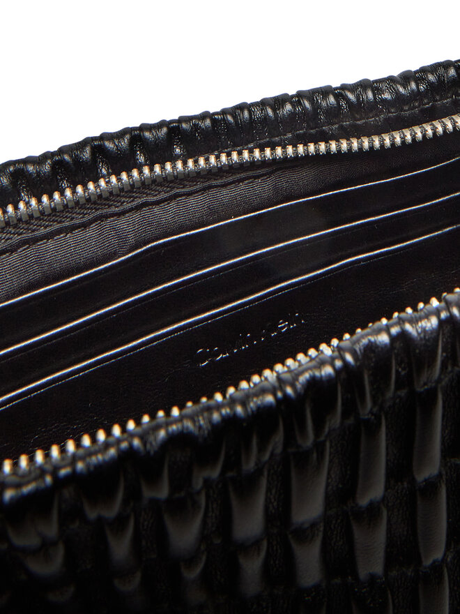 Calvin Klein Jeans Geantă Calvin Klein Jeans Rouched Zip Top Bag LV04K3090G Negru