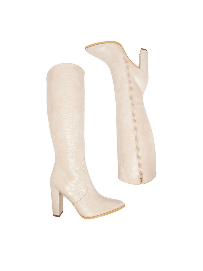 DeeZee Stiefel DeeZee ZALGT610-1 Écru