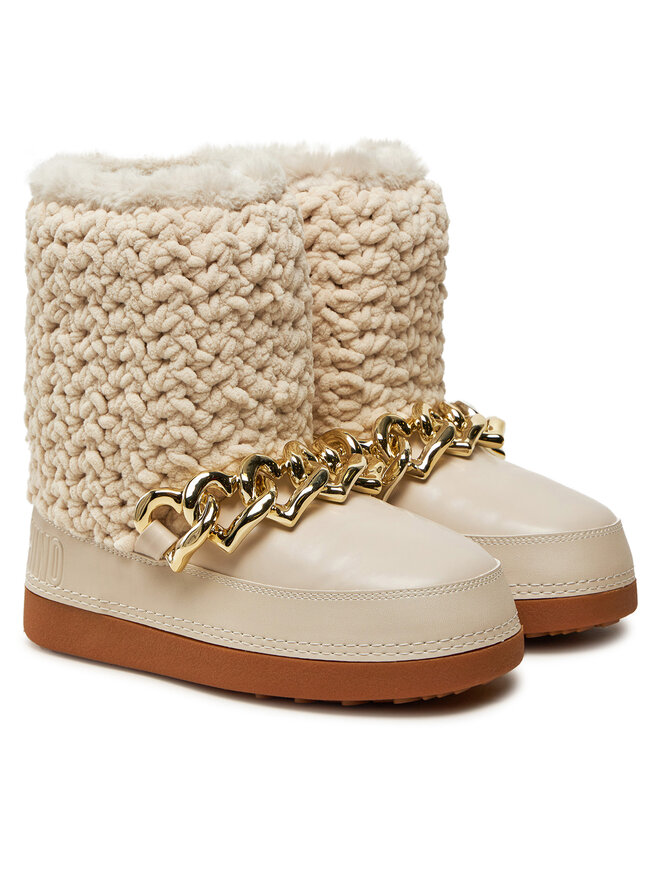LOVE MOSCHINO Čizme za snijeg LOVE MOSCHINO JA24322G0LISI120 Bež