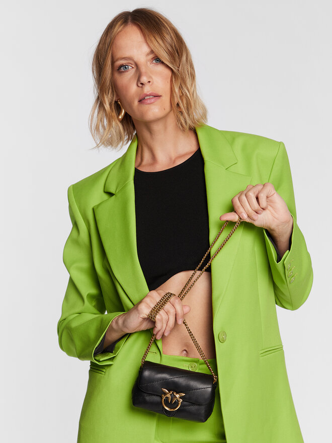PINKO Ročna torba Pinko Love Micro Puff C PE 23 PCPL 100041 A0F2 Črna