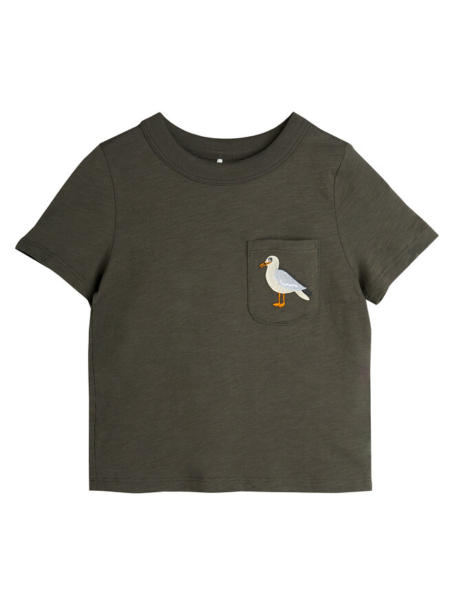 MINI RODINI MINI RODINI Camiseta 2522013699 Negro Regular Fit