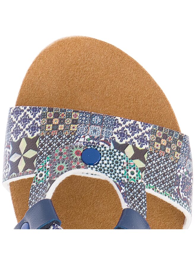 Sandalen Desigual Bio9 Mosaic 18SSHP65 Dunkelblau eschuhe