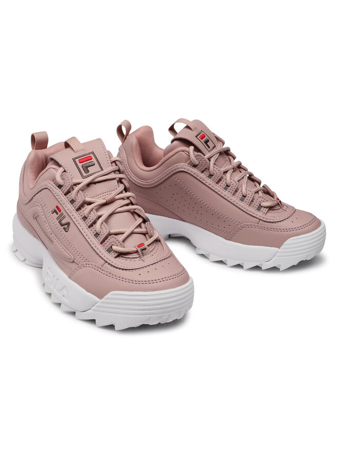 Fila rose pale et blanche new arrivals