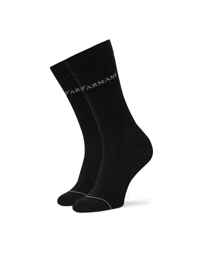 Emporio Armani Набір 3 пар високих чоловічих шкарпеток Emporio Armani EM000554 AF12276 MC061 Чорний