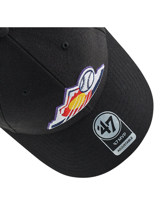 47 Brand Czapka z daszkiem 47 Brand MLB Colorado Rockies B-MVP27WBV-BKI Czarny