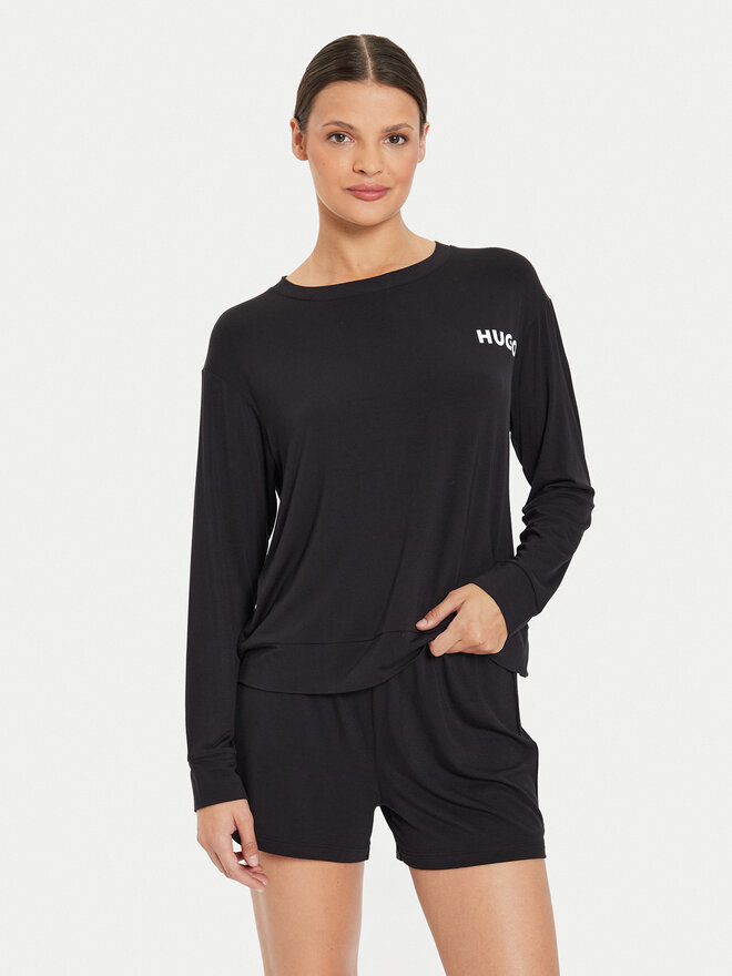 HUGO Hugo Μπλούζα πιτζάμας Unite 50490706 Μαύρο Relaxed Fit