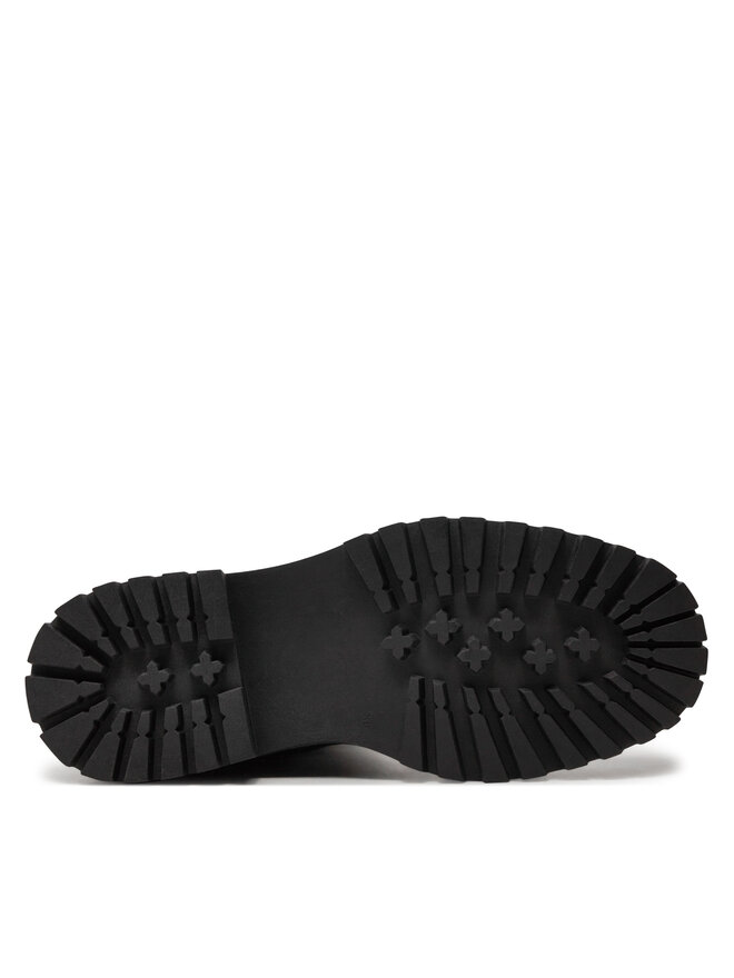 TWINSET Īsie zābaki TWINSET Biker 242TCP074 Melns