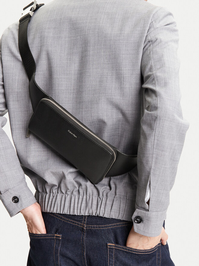 Calvin Klein Τσαντάκι μέσης Calvin Klein Ck Sleek Waistbag K50K512785 Μαύρο