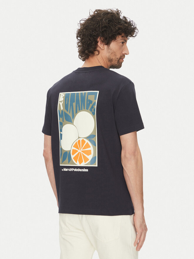Marc O'Polo Denim Marc O'Polo Denim Majica 500 0006 002 Mornarsko modra Relaxed Fit