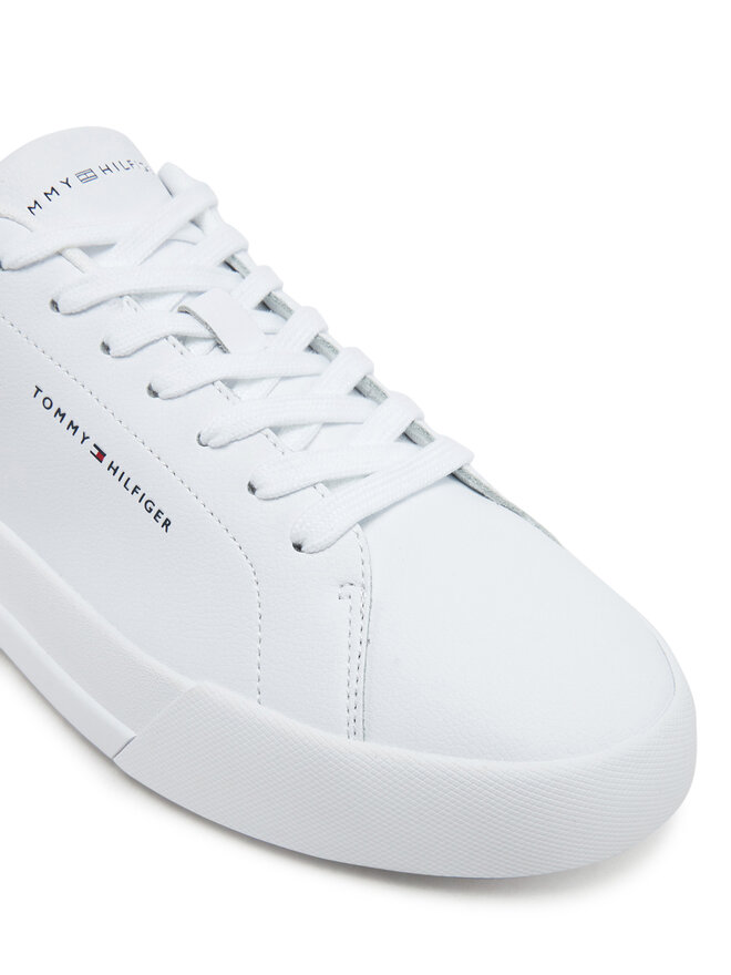 Tommy Hilfiger Zapatillas Tommy Hilfiger Th Court Lth Detail Ess FM0FM05367 Blanco