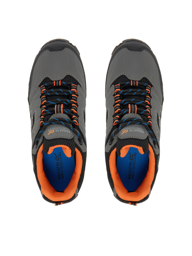 Regatta Trekkingschuhe Regatta Holcombe Iep Low Jnr RKF572 Grau