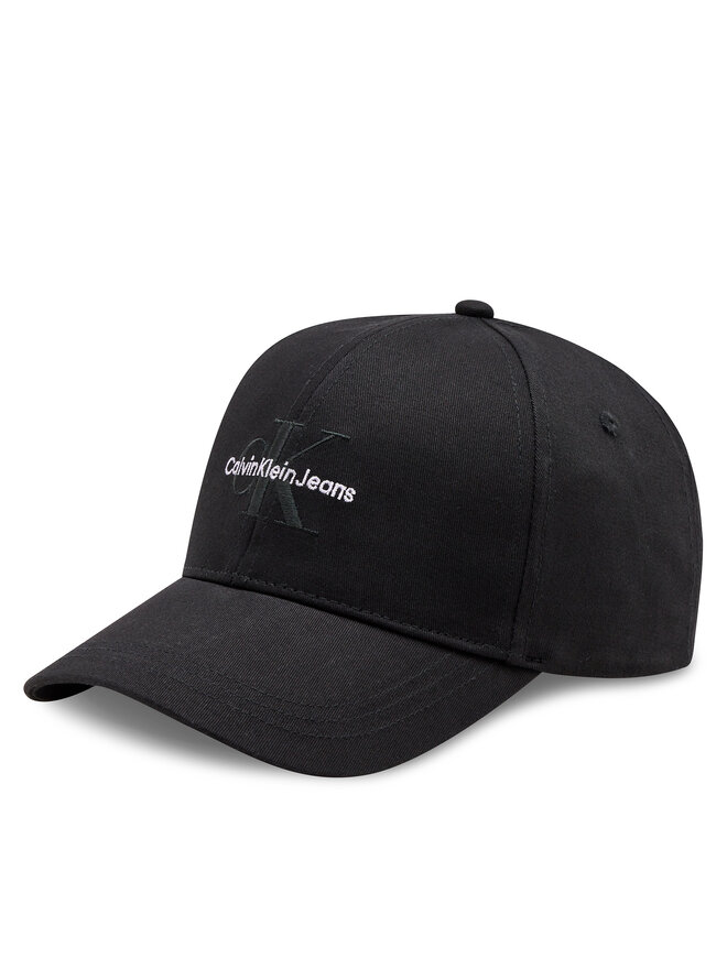 Cap Calvin Klein Mono Logo Embro K60K612317 Schwarz eschuhe