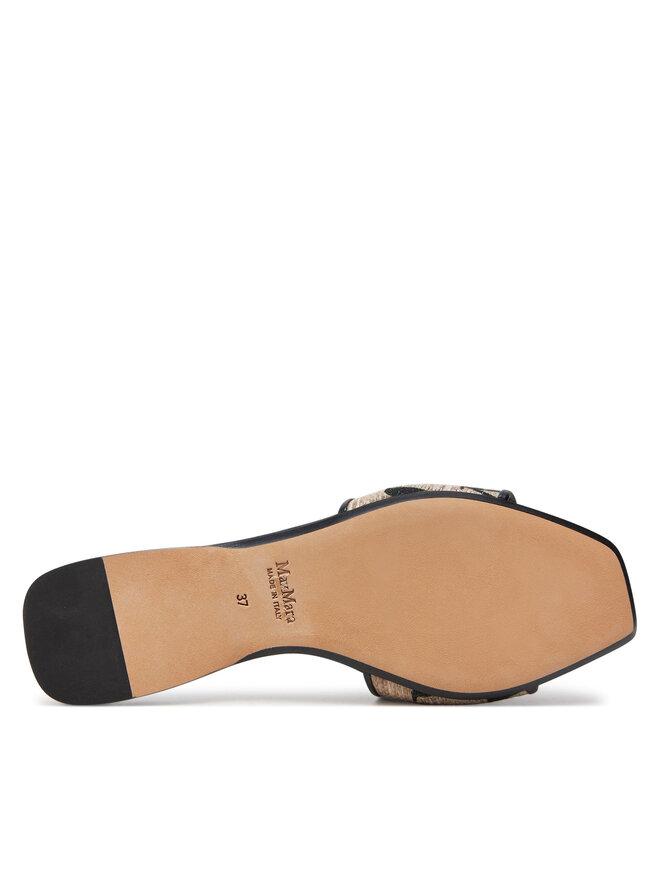 Max Mara Iešļūcenes Max Mara Logoslide 2414521332600 Bēšs