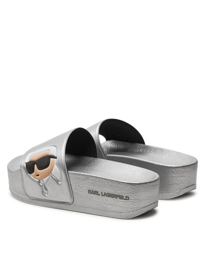 KARL LAGERFELD Şlapi KARL LAGERFELD KL80805N Argintiu