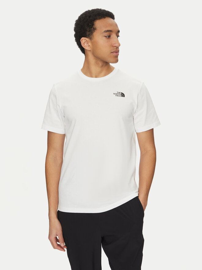 The North Face The North Face Camiseta Vertical NF0A89FP Blanco Regular Fit