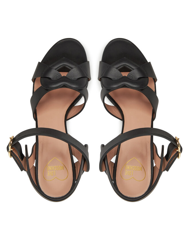 LOVE MOSCHINO Sandale LOVE MOSCHINO JA16069G1MIA0000 Negru