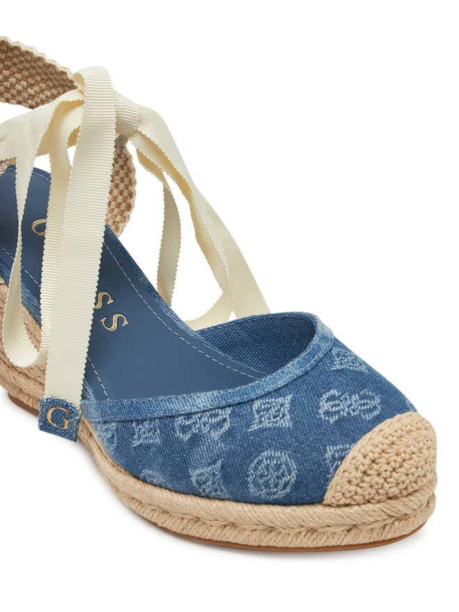 Guess Espadryle Guess FLJCYR DEN04 Niebieski