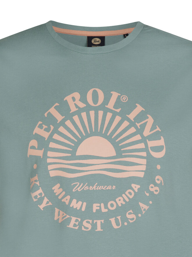 Petrol Industries Petrol Industries Camiseta M-1050-TSR127 Azul Regular Fit