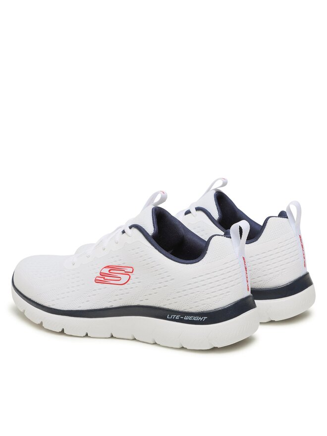Sneakers Skechers Summits Torre 232395 WNV Bianco escarpe
