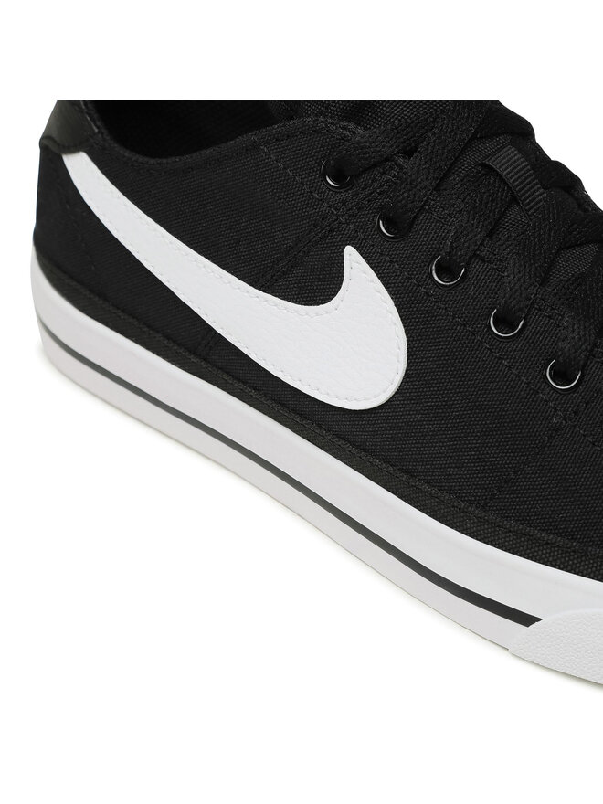 Sneakersy Nike Court Legacy Cnvs CW6539 002 Czarny | eobuwie